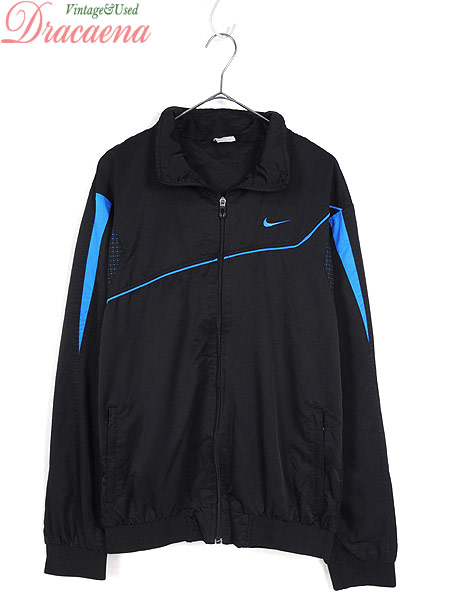 高質で安価 レディース メンズ 古着 ジャケット Nike ナイキ ブラック 青 メッシュ スポーツ ウィンドブレーカー フルジップ アウター ゆったりめ 公式 Carlavista Com