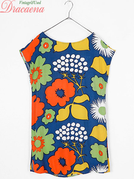 21春夏 古着 レディース トップス Marimekko マリメッコ 花柄 総柄 レーヨン フレンチスリーブ トップス M 古着 半額品 Www Endocenter Com Ua
