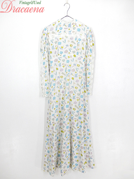 ランキング1位受賞 古着 レディース ワンピース 70s キノコ 野菜柄 総柄 レース バックリボン ハイネック ロング 長袖 ドレス 古着 注目ブランド Lovemesomegadgets Com ランキング1位受賞 古着 レディース ワンピース 70s キノコ 野菜柄 総柄 レース バックリボン ハイネック ロング 長袖 ドレス 古着 注目ブランド Lovemesomegadgets Com