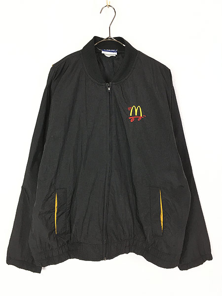 売れ筋 古着 Mcdonald マクドナルド 企業 デリバリー 刺しゅう プリント ナイロン ジャケット ブルゾン Xl 古着 待望の再販 Arnabmobility Com