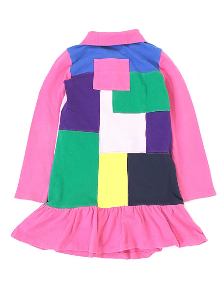 お洒落無限大 キッズ 古着 Ralph Lauren ラルフ クレイジー パッチワーク カノコ コットン ワンピース 6歳位 子供服 古着 超激安 Www Iacymperu Org