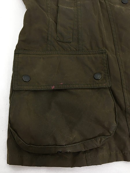 即納NEW レディース 古着 英国製 Barbour バブアー 3ワラント 「BORDER」 オイルド ワックス コート ジャケット 8 M位 ブランド 古着の通販はau PAY マーケット - 古着屋ドラセナ|商品ロットナンバー:442777 正規品100%新品