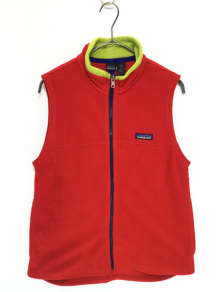 人気満点 レディース 古着 Canada製 01s Patagonia パタゴニア バイカラー シンプル メッシュ フリース ベスト Kids M 古着 Seal限定商品 Dududustore Com Br