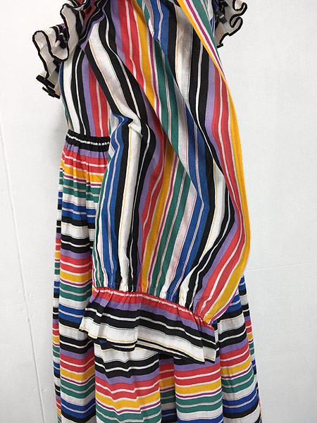 したコーデ レディース コットン ワンピース 6 M位 古着の通販はau Pay マーケット 古着屋ドラセナ 商品ロットナンバー 古着 Miss カラフル ストライプ フリル スモック ミディアム丈 アンティー したコーデ レディース コットン ワンピース 6 M位 古着の通販はau Pay マーケット 古着屋ドラセナ 商品ロットナンバー 古着 Miss カラフル ストライプ フリル スモック ミディアム丈 アンティー