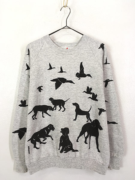古着 90s Usa製 Michigan Rag 犬 わんちゃん 鳥 モノトーン 総柄 スウェット トレーナー L 古着の通販はau Pay マーケット 古着屋ドラセナ 商品ロットナンバー