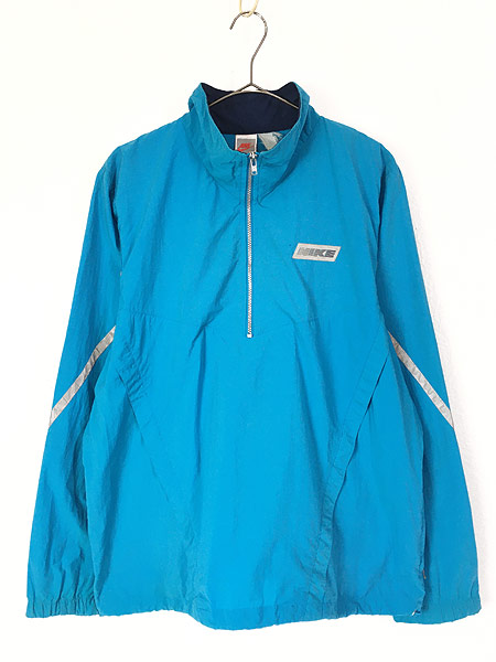 絶賛レビュー続出 古着 90s Nike ナイキ ロゴ ワンポイント リフレクター ハーフジップ プルオーバー ナイロン ジャケット L 古着 100 本物保証 Arnabmobility Com