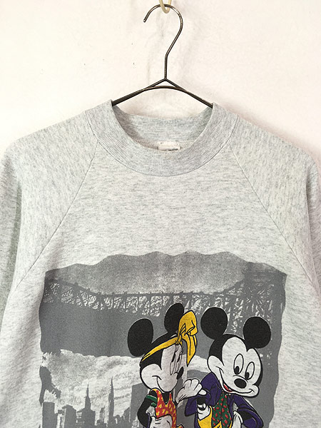 再入荷1番人気 古着 90s Usa製 Disney Mickey Mouse ミッキー ミニー キャラクター プリント スウェット トレーナー Xl 古着 21超人気 Fcrtt Org