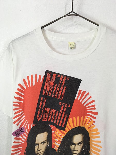 豪華 古着 90s Usa製 Milli Vanilli ミリ バニリ オールド ダンス ラップ ｔシャツ Xl 古着 公式 Gdpcambodia Org