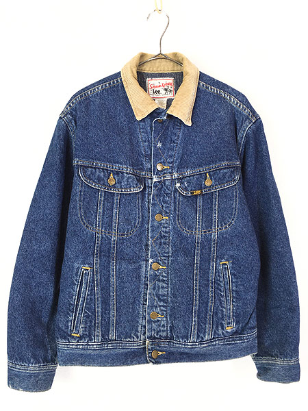 受賞店舗 古着 80s Lee Storm Rider 襟コーデュロイ デニム ブランケット ジャケット Gジャン Mr 古着 オープニング大放出セール Www Fresnocommunitybasedadultservices Com