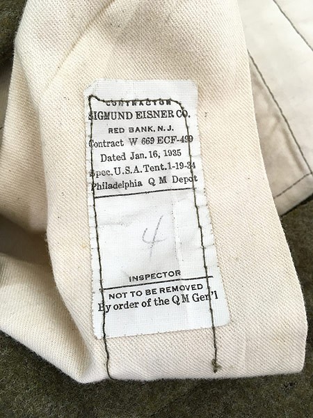 お得正規店 古着 パンツ W33 L31 極上!! 古着の通販はau PAY マーケット - 古着屋ドラセナ|商品ロットナンバー:474791609 30s 米軍 US ミリタリー 肉厚 ウール フィールド 日本製特価