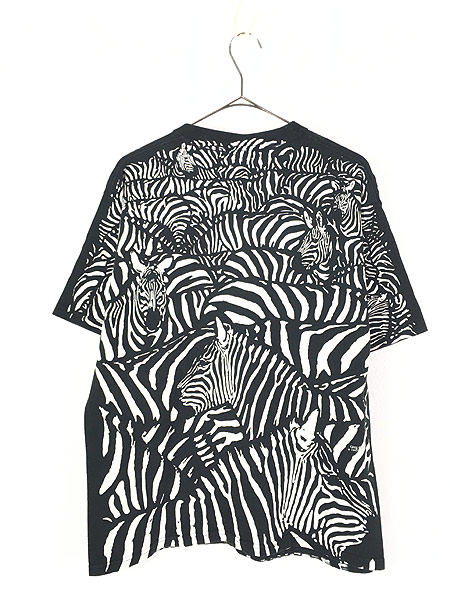 大人気豊富な 古着 90s Greg Genrich シマウマ ゼブラ 総柄 アニマル トリック アート Tシャツ L 古着の通販はau PAY マーケット - 古着屋ドラセナ|商品ロットナンバー:491399973 SALE新作