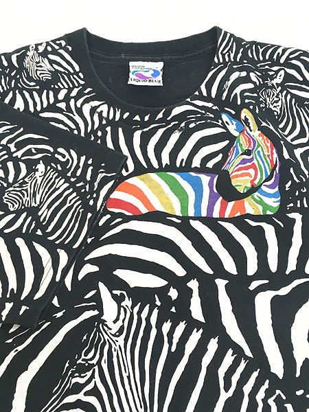大人気豊富な 古着 90s Greg Genrich シマウマ ゼブラ 総柄 アニマル トリック アート Tシャツ L 古着の通販はau PAY マーケット - 古着屋ドラセナ|商品ロットナンバー:491399973 SALE新作
