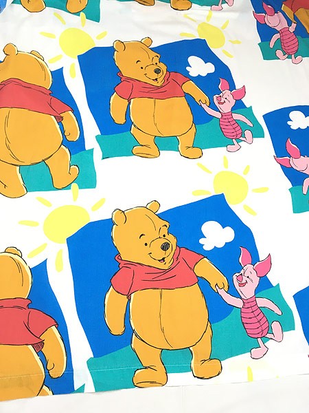 お客様満足度no 1 雑貨 古着 Usa製 Disney ディズニー Winnie The Pooh くまのプーさん キャラクター ベッドシーツ カバー 小物 古着 海外輸入 Www Iacymperu Org