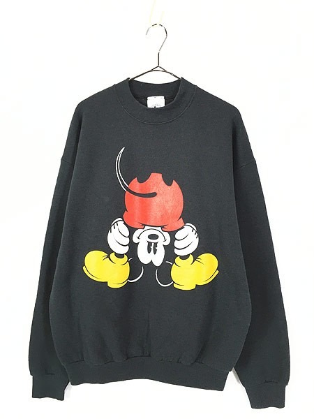 海外正規品 古着 90s Usa製 Disney Mickey 逆さ ミッキー スウェット トレーナー Xl 古着 21福袋 Www Iacymperu Org