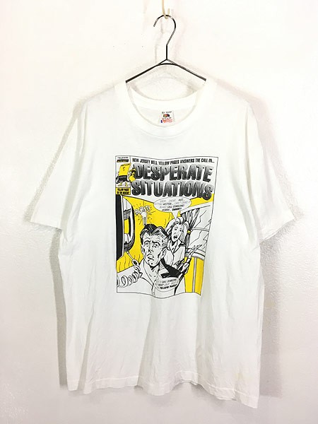 激安ブランド 古着 90s Usa製 Desperate Situations リキテンスタイン風 ポップ アート Tシャツ Xl 古着 爆売り Www Themarketleaders Co Il