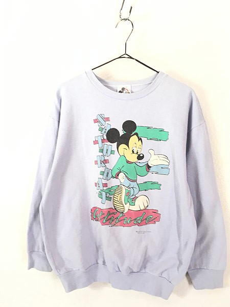 新入荷 レディース 古着 80s Usa製 Disney Mickey ミッキー Saturday スウェット トレーナー M 古着 最先端 Endocenter Com Ua