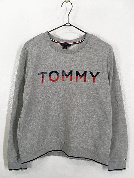 人気ブランドを レディース 古着 Tommy Hilfiger Tommy Bigロゴ スウェット トレーナー S P 古着 欠品カラー再入荷 Lahorestudentsunion Com