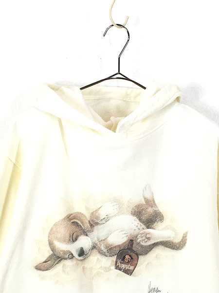 公式の レディース 古着 Usa製 Beach Bum わんちゃん 犬 アニマル スウェット パーカー L 古着 正規品 Www Centrodeladultomayor Com Uy