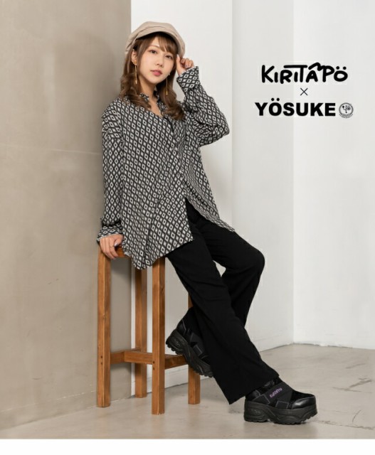 定番最新品 きりたんぽ×YOSUKE限定コラボ PAY マーケット - ヒップス シューストアau Wowma!店|商品ロットナンバー:474897607 厚底スニーカー レディース スリッポンタイプ ヨースケ YOSUKEの通販はau 超激得特価