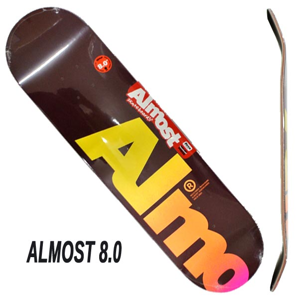 即納 全国送料無料 Almost オルモスト スケートボード デッキ Fall Off Logo Hyb Magenta 8 0 Deck スケボーsk8 返品 交換及びキャンセル 直営店限定 Lovemesomegadgets Com