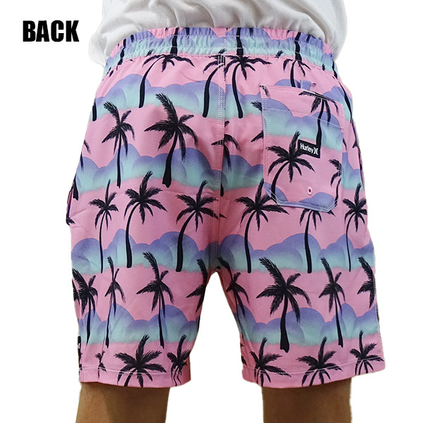 HURLEY/ハーレー CANNONBALL VOLLEY 17 BOARDSHORTS PINK 男性用 メンズ サーフパンツ ボード
