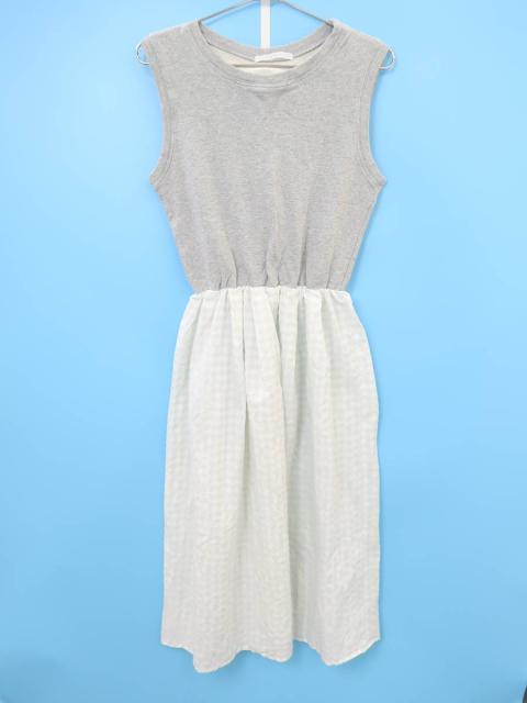 Kbf ケイビーエフ スウェットドッキングチェックマキシワンピース ノースリーブ グレー 緑 レディース Aランク Fの通販はau Pay マーケット ブランド古着の買取販売 Wanboo 商品ロットナンバー