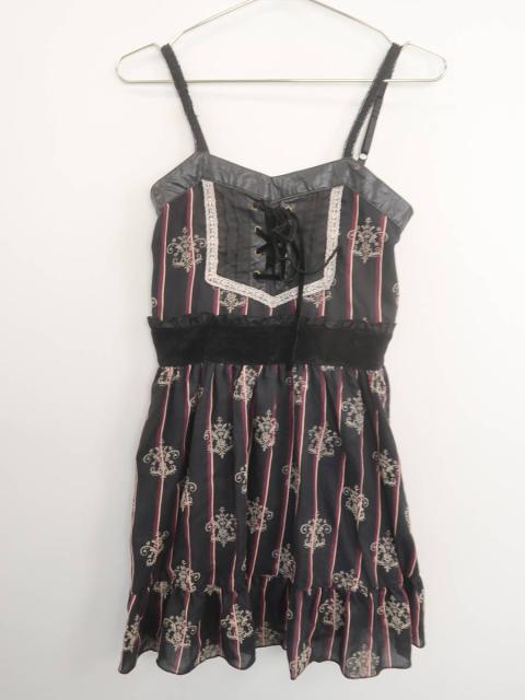 Axes Femme アクシーズファム ストライプレースアップキャミソールワンピース 黒 赤 レディース Aランク Mの通販はau Pay マーケット ブランド古着の買取販売 Wanboo 商品ロットナンバー