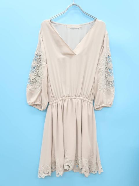 Cocodeal ココディール フラワー刺繍スリーブシフォンミディワンピース 七分袖 ピンク レディース Aランク 2の通販はau Pay マーケット ブランド古着の買取販売 Wanboo 商品ロットナンバー