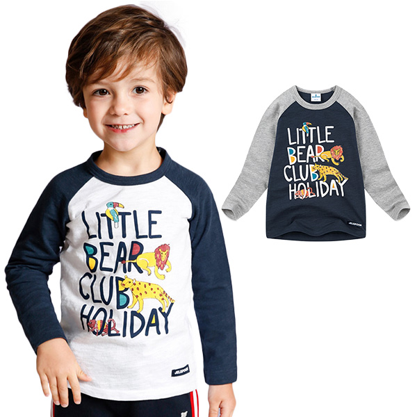 秋新作 Tシャツ キッズ 男の子 長袖 カジュアル 子供服 あったかい かわいい かっこいい アニマル プリント ロングスリーブ トップス 韓の通販はau Wowma ワウマ Teddyshop 年中無休発送 商品ロットナンバー