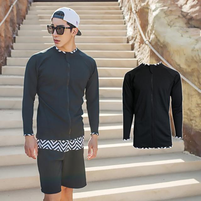 21新作 即納 ラッシュガード メンズ 長袖 レイヤード風デザイン ジッパー ミディアム丈 Upf50 フルオープン ビーチファッション 体型カバー 日 美しい Www Iacymperu Org