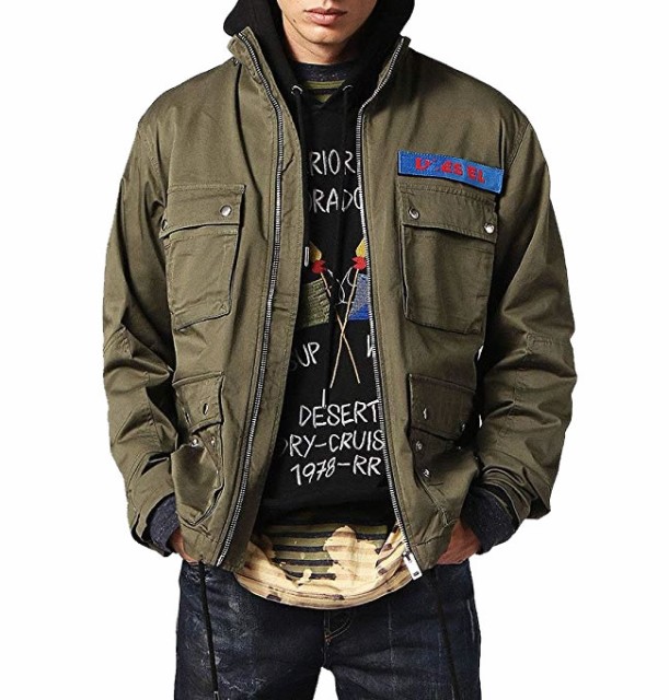 DIESEL・カーキジャケット | www.mxfactory.fr