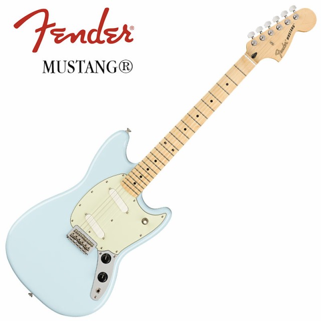 Fender Player Mustang, Maple Fingerboard, Sonic Blue【フェンダーMEXムスタング】