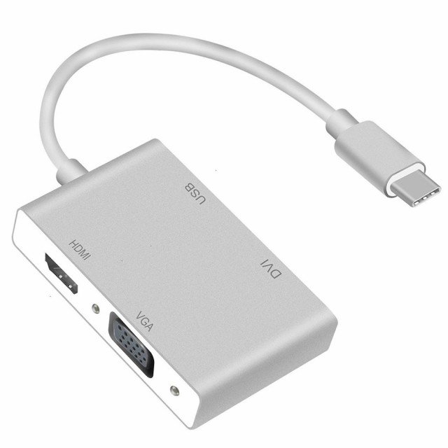 USB3.1 Type C USB-C to VGA Adapter Cable 1080p HD for MacBook Chromebook AU