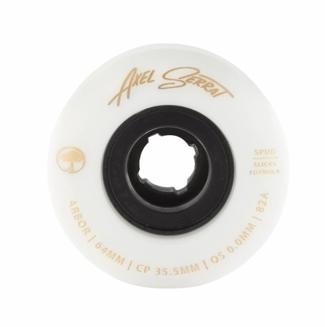 ARBOR アーバー　スケート　スライドウィール　Spud - Axel Serrat　64mm ホワイト