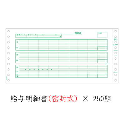国産 ヒサゴ 給与明細書 密封式 250組 Cdsdp Org