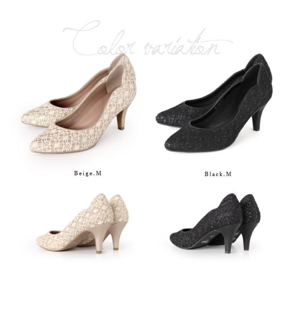 訳ありセール格安 Climb クライム 結婚式 パンプス 1643 レース ヒール 靴 お呼ばれ レディース パーティー フォーマル ベージュ 黒 ブラック 柔らかい Centrodeladultomayor Com Uy