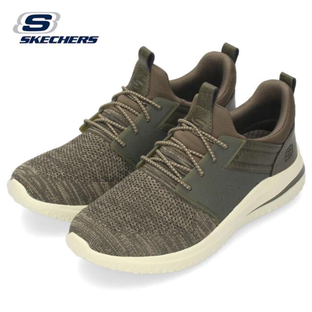 クリアランスバーゲン スケッチャーズ スニーカー メンズ スリッポン Delson 3 0 Cicada Olv オリーブ Skechers 靴 在庫あり 即納 Taisei Estate Co Jp