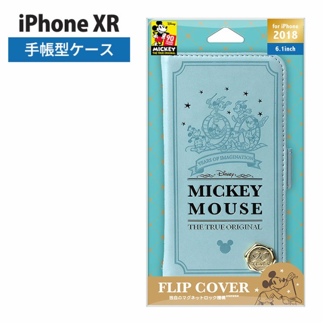 ディズニー Iphonexr 手帳型ケース ストラップホール ポケット マグネット式 型押し 90周年 グッズ ミッキー グリーン Pg Dfp485m9gの通販はau Wowma ワウマ すまほグッズのtmc 商品ロットナンバー