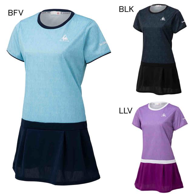 最新情報 ルコックスポルティフ テニス ユニホーム ゲームシャツ レディース シャンブレーワンピース Le Coq Sportif Qtwpjj02 正規店仕入れの Bayounyc Com
