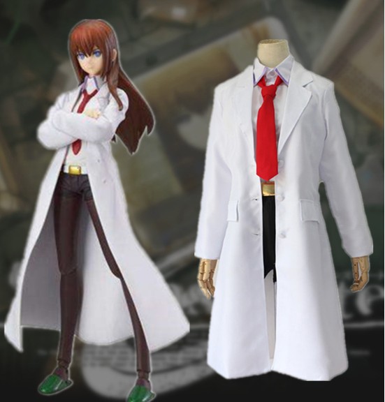 期間限定特価 シュタインズ ゲート Steins Gate 牧瀬紅莉栖 風 ウイッグ付き コスプレ衣装 K4692 Eatactiv Com