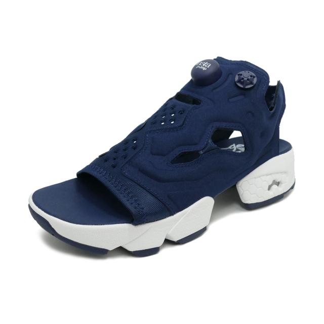 最安挑戦 スニーカー リーボック Reebok インスタポンプフューリーサンダル ネイビー ホワイト メンズ レディース シューズ 靴 日本新作 Pnlp Sn