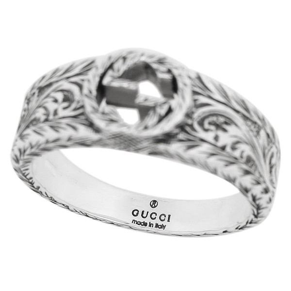 グッチ リング 指輪 アクセサリー GUCCI 455249 J8400 0701 シルバー メンズ レディースの通販はau PAY