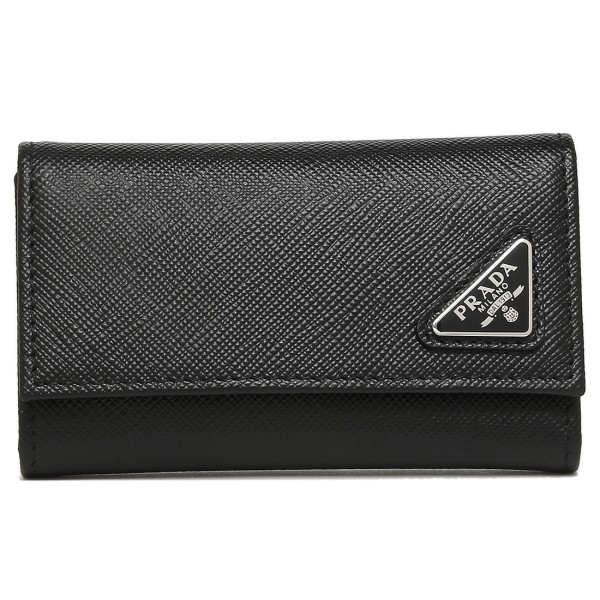 プラダ メンズ キーケース Prada F0002 2pg222 中古 ブラック Qhh