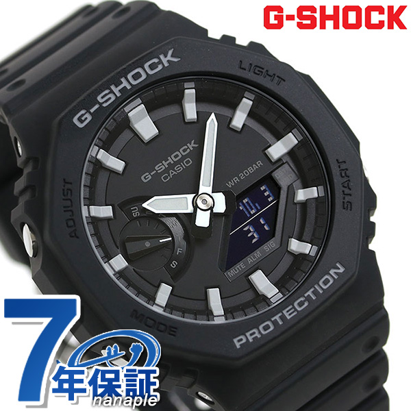あす着 G Shock Ga 2100 メンズ 腕時計 Ga 2100 1adr カシオ Gショック ブラック 黒