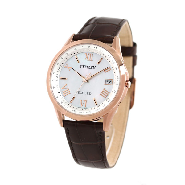 シチズン エクシード エコドライブ電波時計 革ベルト CB111207W CITIZEN メンズ 腕時計の通販はau Wowma!（ワウマ） 腕時計のななぷれ｜商品ロットナンバー