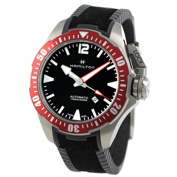即納セール ハミルトン メンズ H77805335 HAMILTON 腕時計 ブラックの通販はau PAY マーケット - 腕時計のななぷれ｜商品ロットナンバー：247378 ダイバーズ カーキ ネイビー フロッグマン チタン チタニウム 46mm 定番2022