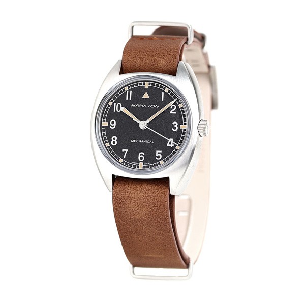ハミルトン カーキ アビエーション パイロット パイオニア 36mm 手巻き 腕時計 メンズ H76419531 HAMILTON ブラック×