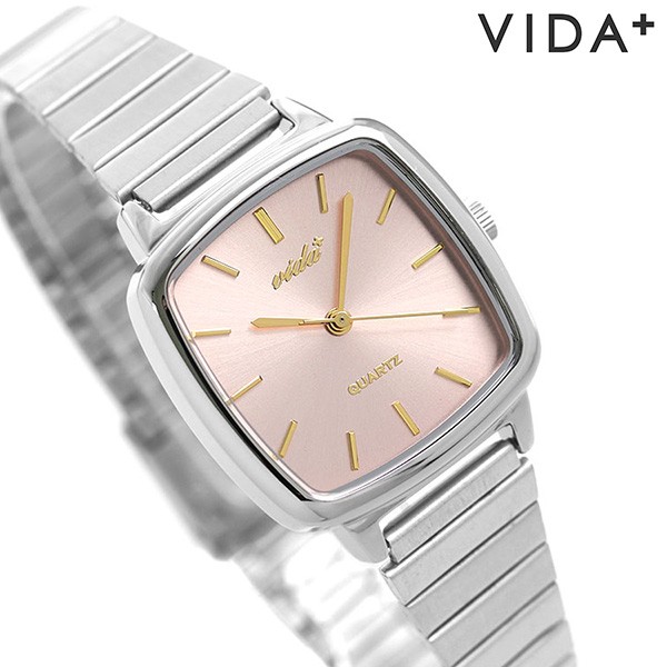 【35%OFF】 【あす着】ヴィーダプラス VIDA+ 時計 ラディアル 日本製 レディース 腕時計 J86013 SLV GLD グリーン×ゴールド, 菓子工房EverGreen fdade022