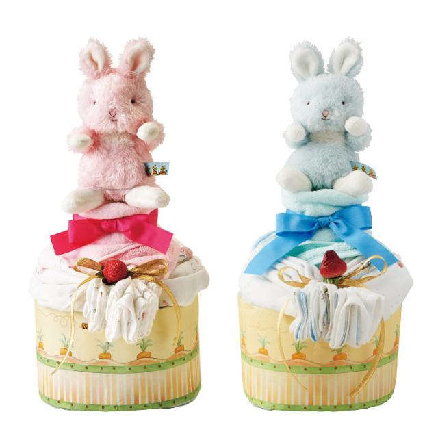 最先端 バニーズバイザベイ おむつケーキ バンブーガーゼおくるみ付き Obbb 080 B41 Gp対象 沖縄県除き送料無料 手提げ袋 ラッピング Web限定 Univ Ouaga3s Com