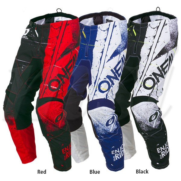ONeal Mens Element Shred Pant Red 36